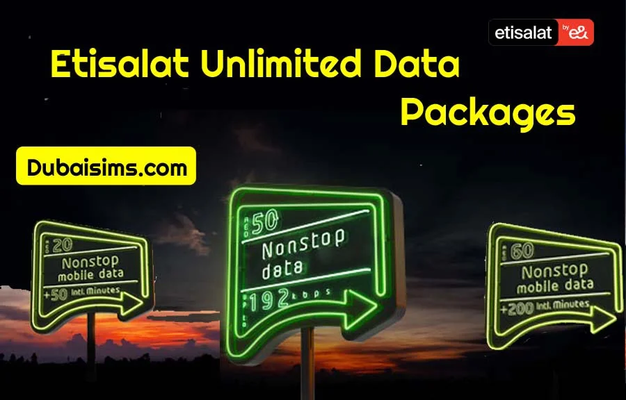 Etisalat unlimited internet packages