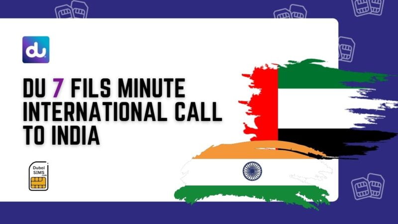 Du International Call Offer 7 Fils per Minute