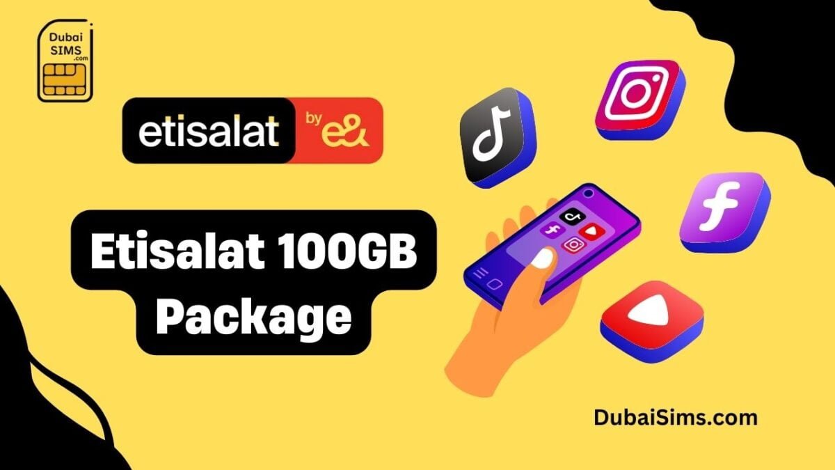 Etisalat 100GB for 90 Days Package