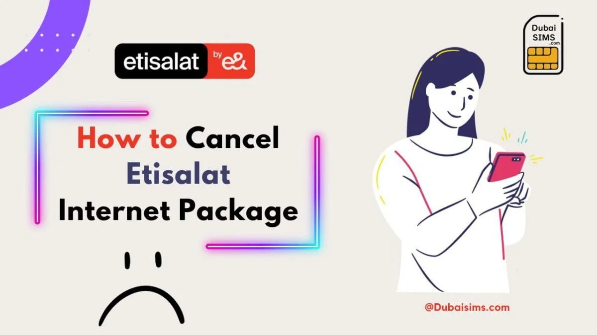 How to Cancel Etisalat Internet Package