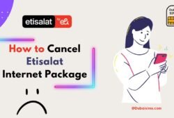 How to Cancel Etisalat Internet Package