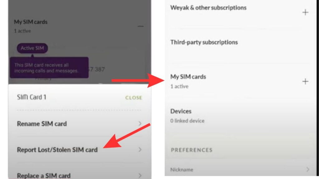 Block Etisalat SIM Card