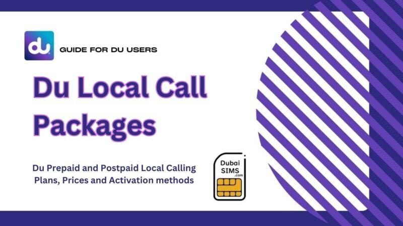 Du Local Call Packages – Daily, Weekly, Monthly