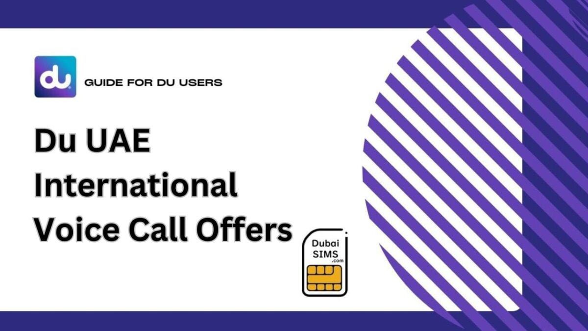 Du UAE International Voice Call Offers