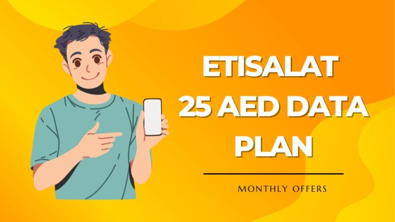 Etisalat Monthly Data Package 25 AED