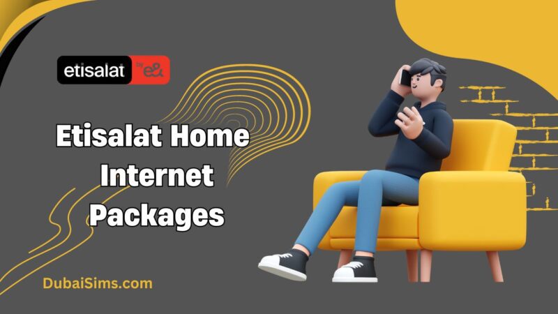 Etisalat Home Internet Packages and WIFI Plans