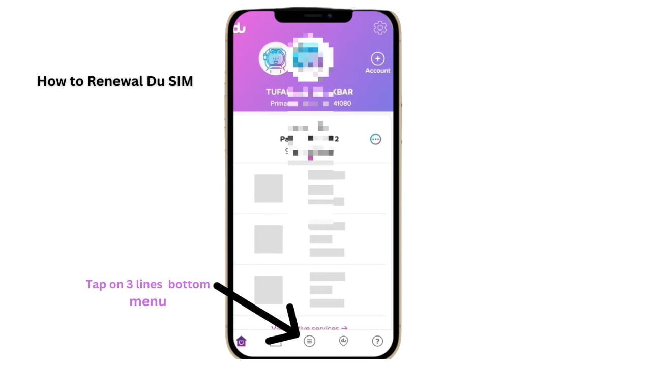 How to Renewal Du SIM