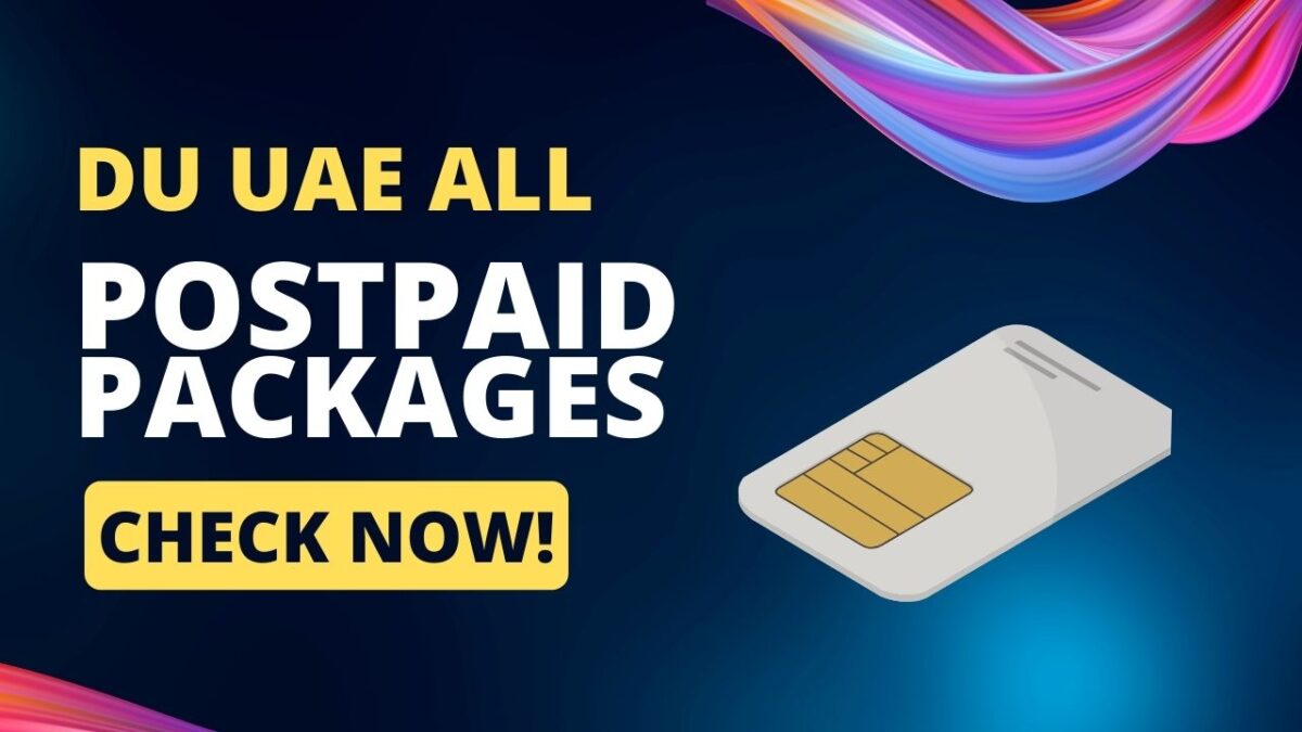 Du Postpaid Plans Contract Or No Contract Plans Dubai Sims