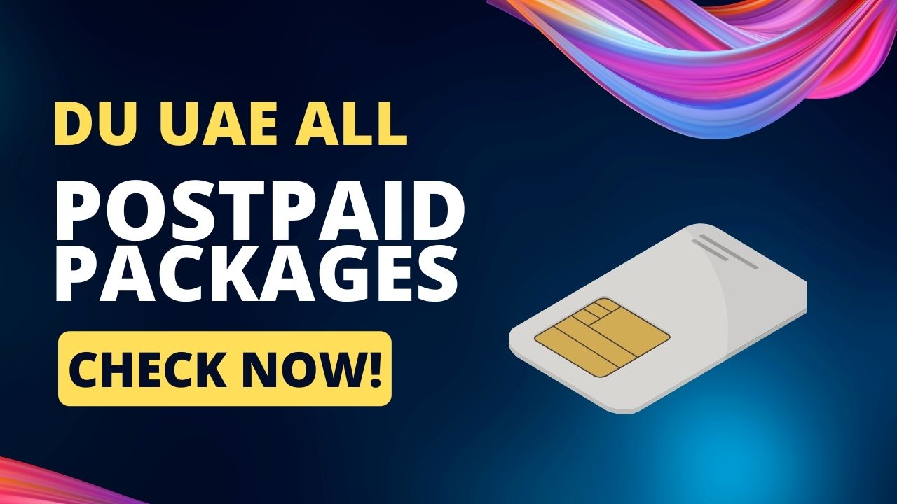 Du Postpaid Plans Contract or No Contract Plans Dubai Sims
