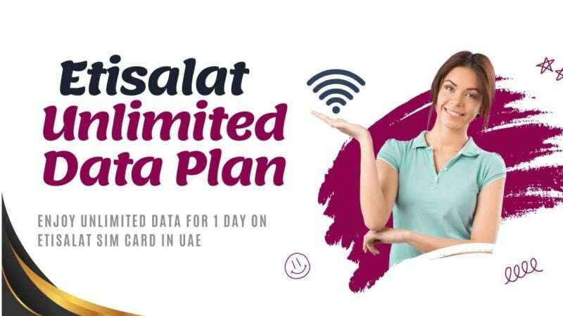 Etisalat unlimited Data for 1 day