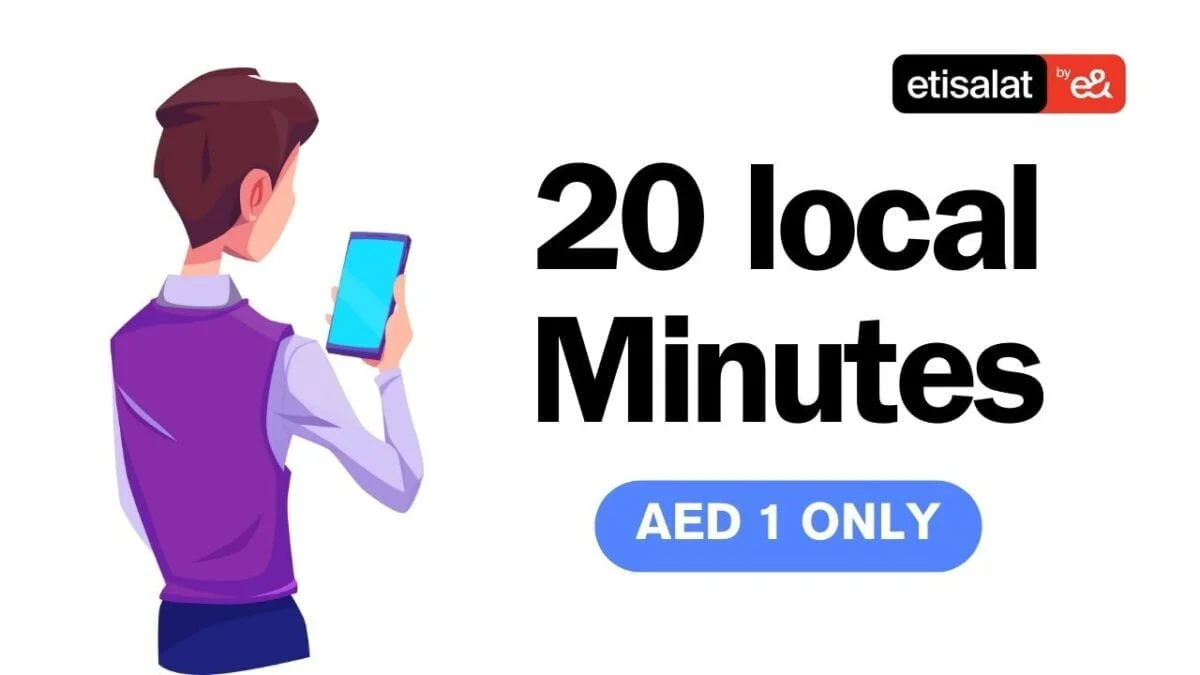 Etisalat 1 AED 20 Minutes Code