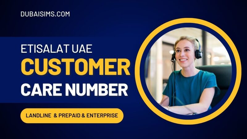 Etisalat Landline Customer Care Number