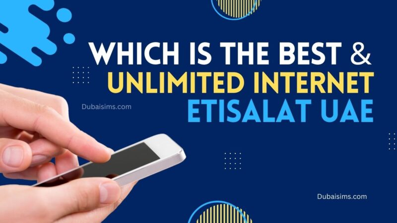 Best Etisalat Unlimited Data Package for AED 80 per Month