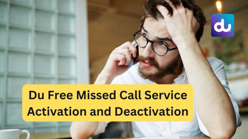 How to Activate Du Call Me service when have low credit