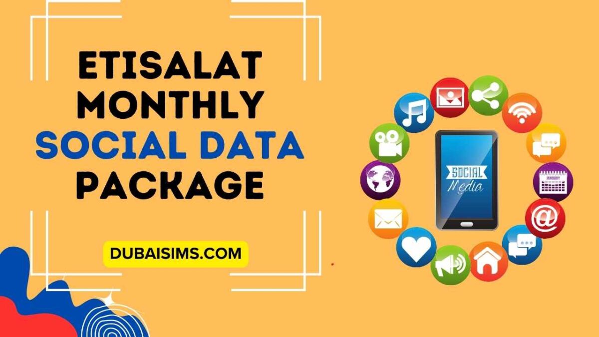 Etisalat Monthly Social Data Package