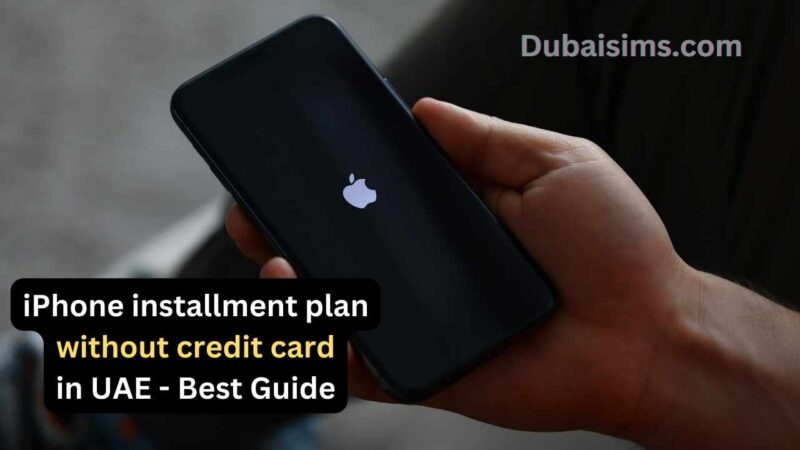 iPhone installment plan without credit card in UAE